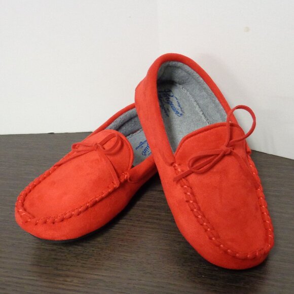 Brand New Penguin by Munsingwear Boater Mocs. Red Size 5. SBF0926AOP-RED F55 - Picture 1 of 9